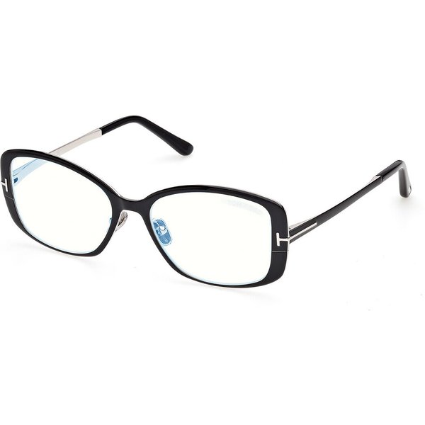Tom Ford FT6138-B 005 Blue-Light Block Women’s Eyeglasses Black Size 54 - Blue Light Block Available