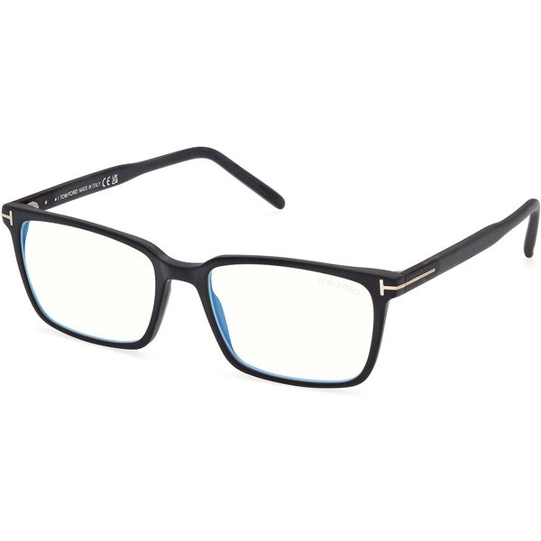 トム フォード トム フォード Tom Ford FT5802-B 002 青-Light Block サングラス - 男性用 - 黒
