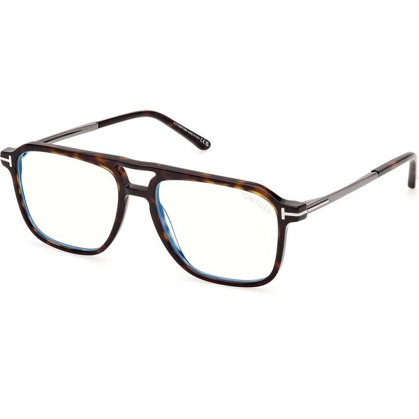 Tom Ford FT6183-B 052 Blue-Light Block Men's Eyeglasses Tortoiseshell Size 54 - Blue Light Block Available