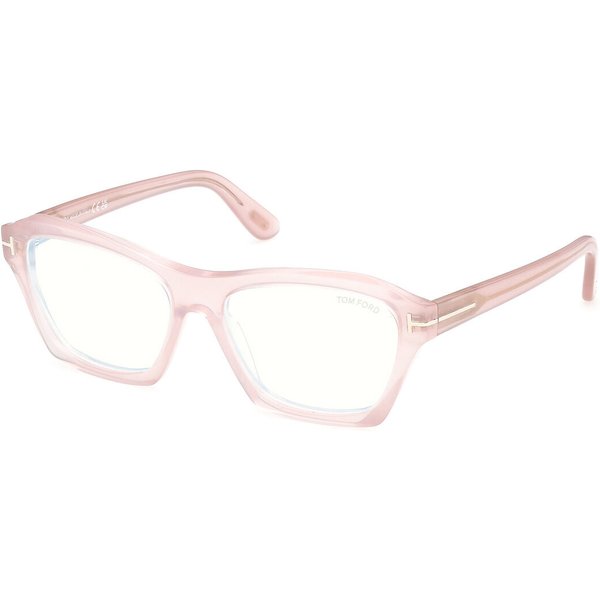 Tom Ford FT6192-B 072 Blue-Light Block Women’s Eyeglasses Pink Size 55 - Blue Light Block Available