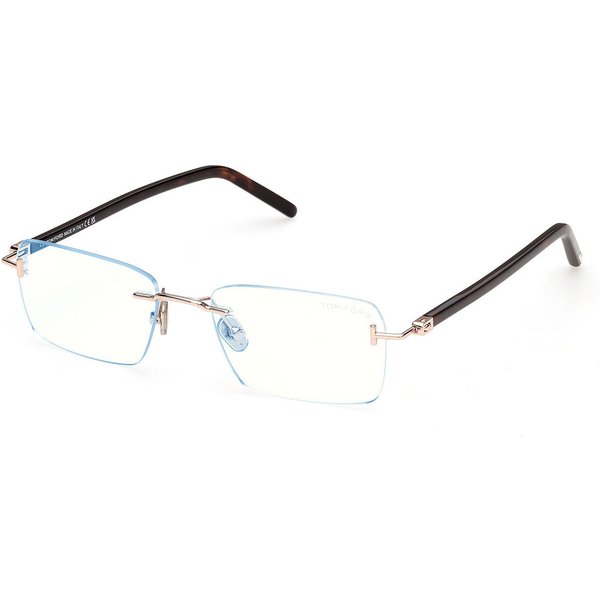 トム フォード トム フォード Tom Ford FT6210-B 028 青-Light Block サングラス - 男性用 - 金色