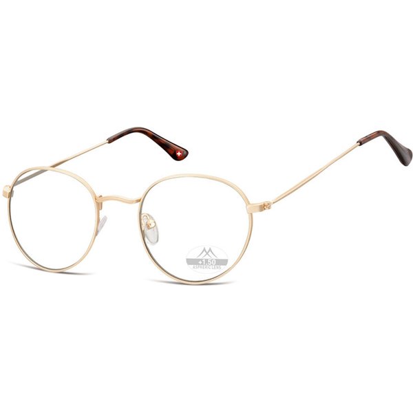 Montana Readers HMR54A HMR54A Men's Eyeglasses Gold Size +2.00 - Blue Light Block Available