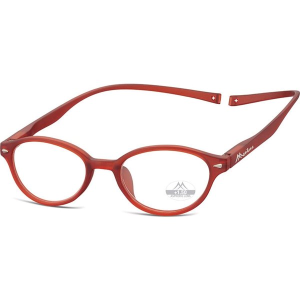 Montana Readers MR61D Magnetic MR61D Men's Eyeglasses Red Size +2.50 - Blue Light Block Available