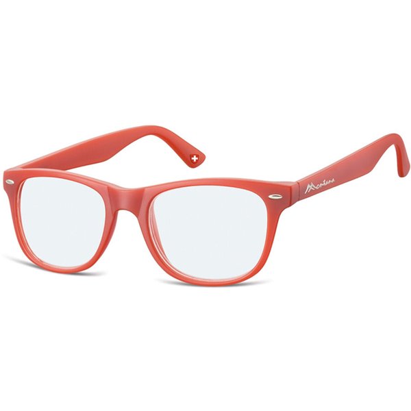 Montana Readers BLFBOX67 Blue-Light Block BLFBOX67F Men's Eyeglasses Red Size +1.00 - Blue Light Block Available