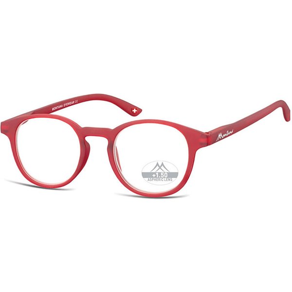 Montana Readers MR52 MR52B Men's Eyeglasses Red Size +1.50 - Blue Light Block Available