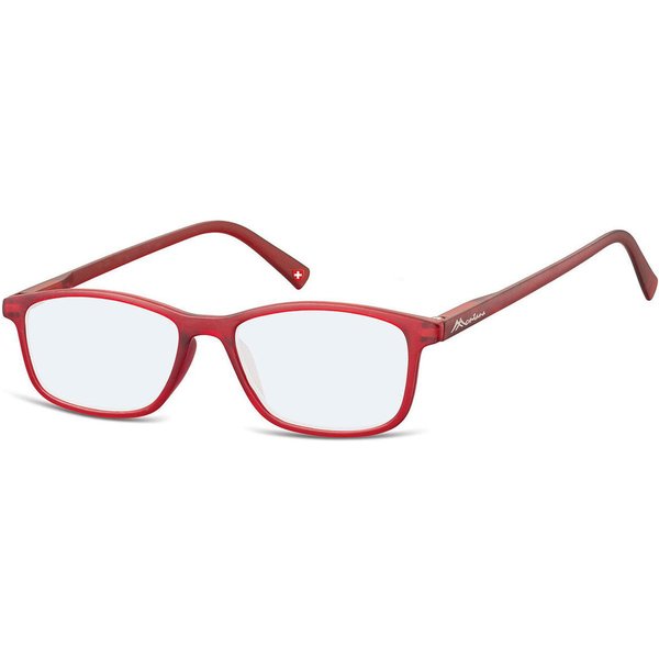 Montana Readers BLF51 Blue-Light Block BLF51B Men's Eyeglasses Red Size +1.00 - Blue Light Block Available