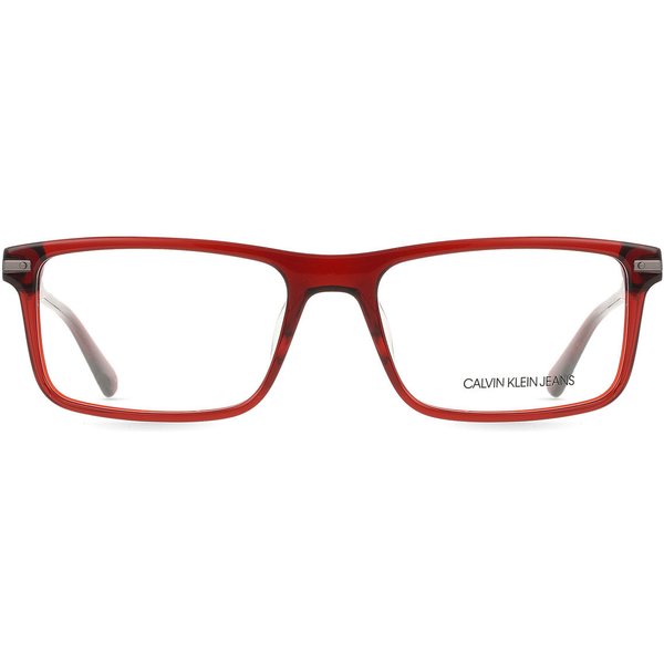 Calvin Klein Jeans CKJ19526 601 Men's Eyeglasses Red Size 55 - Blue Light Block Available