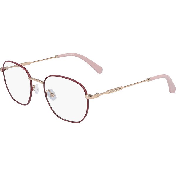 Calvin Klein Jeans CKJ20101 645 Women’s Eyeglasses Burgundy Size 50 - Blue Light Block Available