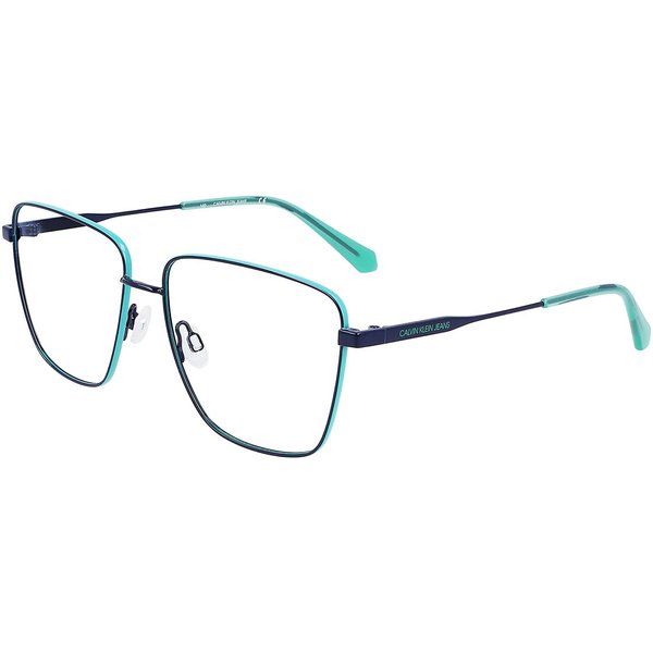 Calvin Klein Jeans CKJ21211 410 Women’s Eyeglasses Blue Size 56 - Blue Light Block Available