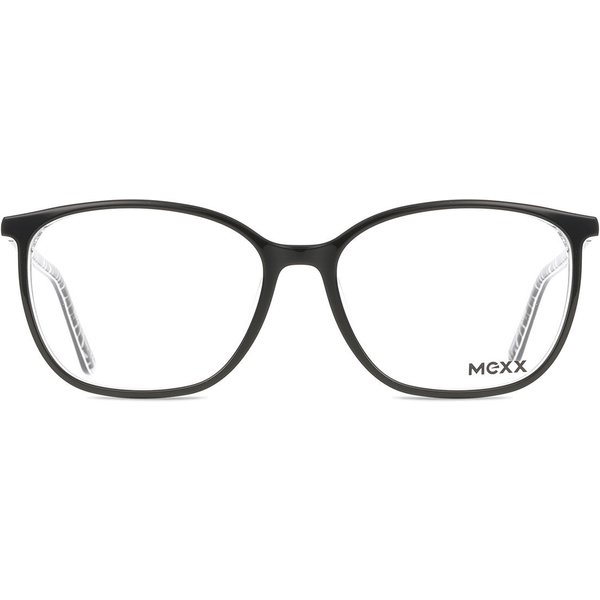 Mexx 2530 101 Men's Eyeglasses Black Size 53 - Blue Light Block Available