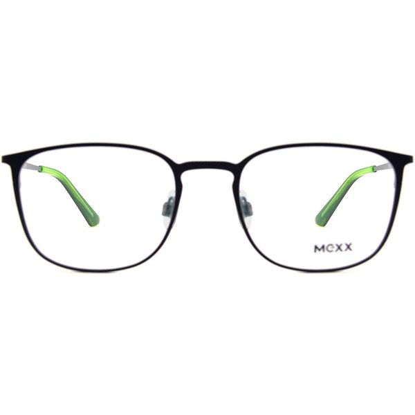Mexx 2812 100 Men's Eyeglasses Black Size 53 - Blue Light Block Available