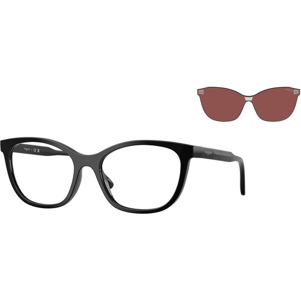 Vogue 眼鏡 VO5746S With Clip-On 20711W サングラス - 女性用 - 黒