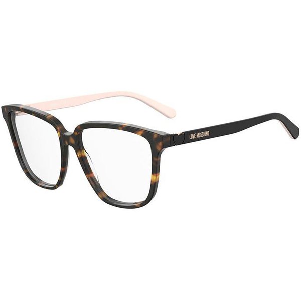 Moschino Love MOL583 086 Women’s Eyeglasses Tortoiseshell Size 55 - Blue Light Block Available