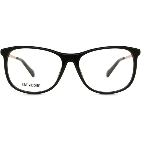 Moschino Love MOL589 807 Women’s Eyeglasses Black Size 55 - Blue Light Block Available