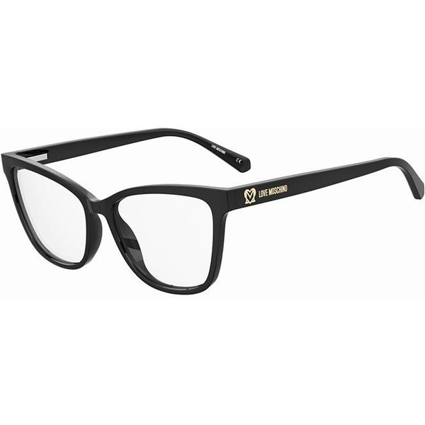 Moschino Love MOL615 807 Women’s Eyeglasses Black Size 54 - Blue Light Block Available