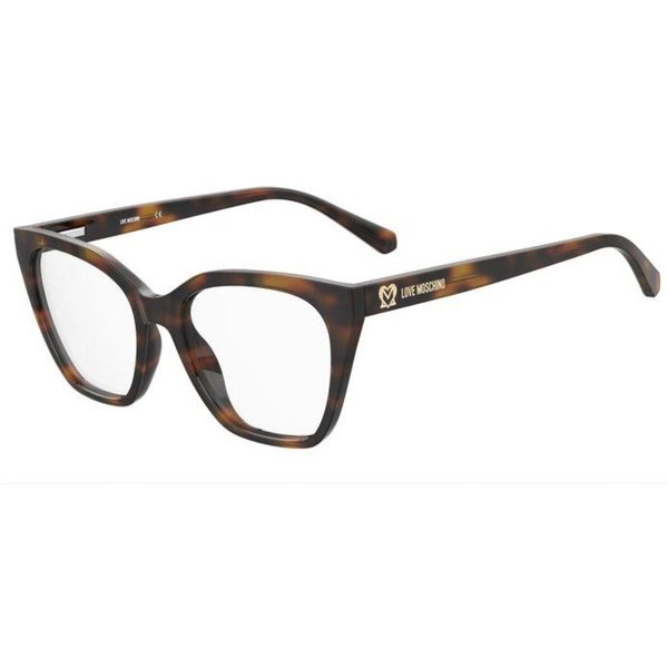 Moschino Love MOL627 086 Women’s Eyeglasses Tortoiseshell Size 52 - Blue Light Block Available