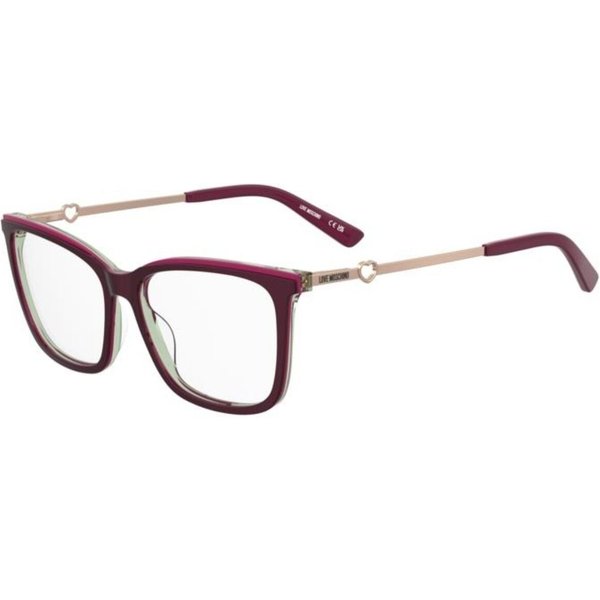 Moschino Love MOL665 9KF Women’s Eyeglasses Red Size 56 - Blue Light Block Available