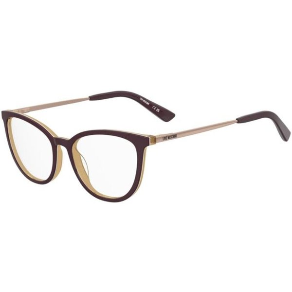 Moschino Love MOL678 0T7 Women’s Eyeglasses Purple Size 54 - Blue Light Block Available