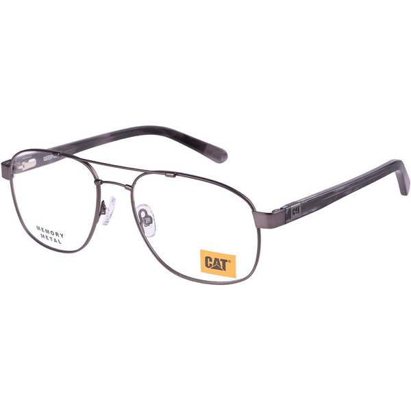 CAT CTO 3132 005 Men's Eyeglasses Grey Size 55 - Blue Light Block Available