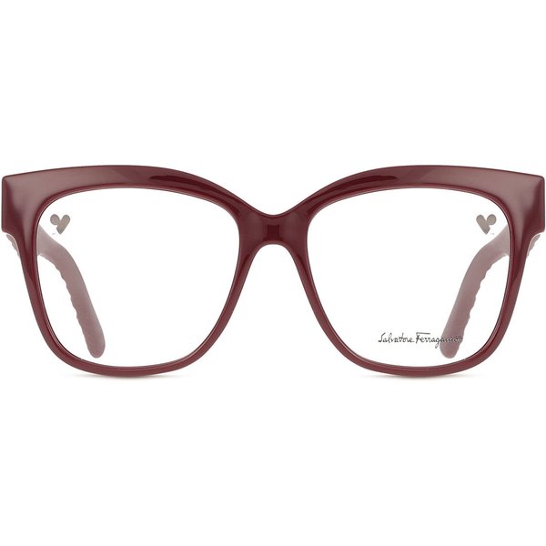 Salvatore Ferragamo SF 2956E 601 Women’s Eyeglasses Burgundy Size 54 - Blue Light Block Available