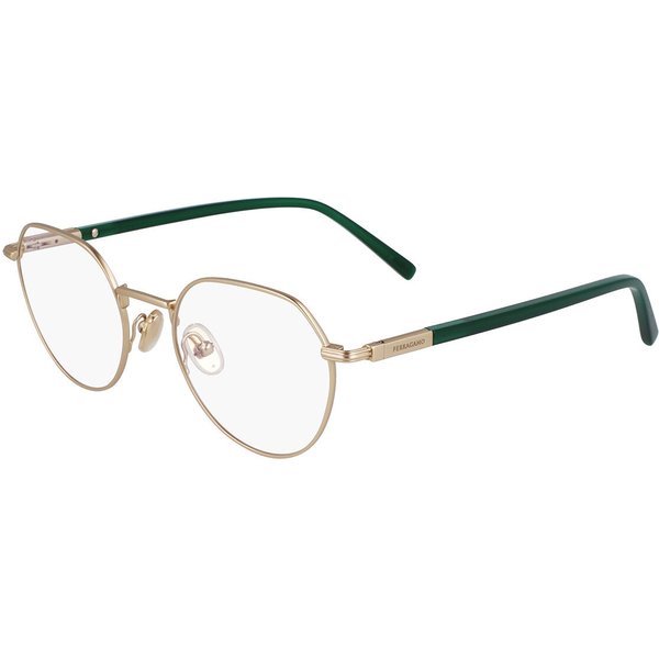 Salvatore Ferragamo SF2233 711 Men's Eyeglasses Gold Size 51 - Blue Light Block Available