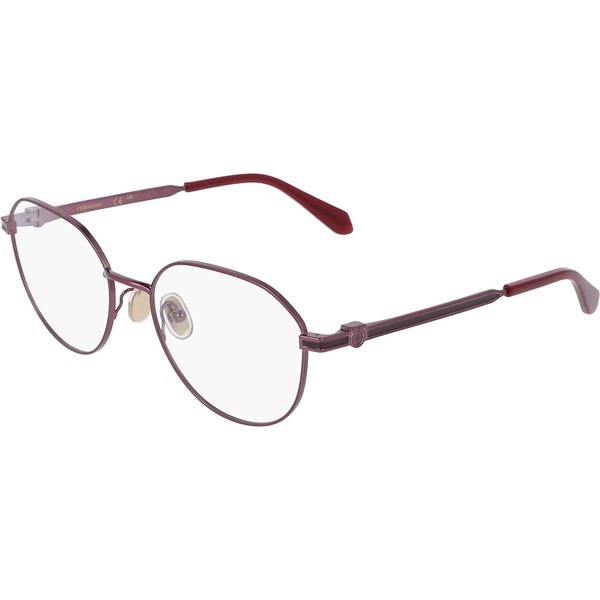Salvatore Ferragamo SF2236 602 Women’s Eyeglasses Burgundy Size 54 - Blue Light Block Available