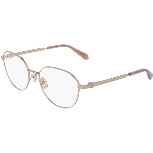 Salvatore Ferragamo SF2236 770 Women’s Eyeglasses Gold Size 54 - Blue Light Block Available