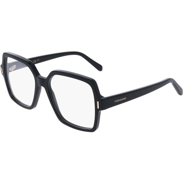 Salvatore Ferragamo SF3031 001 Women’s Eyeglasses Black Size 56 - Blue Light Block Available