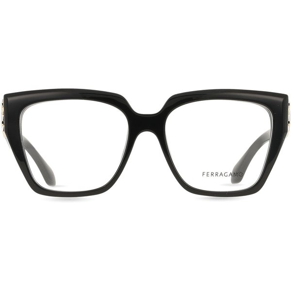 Salvatore Ferragamo SF3041E 001 Women’s Eyeglasses Black Size 53 - Blue Light Block Available