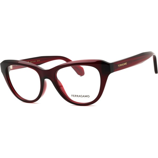 Salvatore Ferragamo SF2989 616 Women’s Eyeglasses Red Size 51 - Blue Light Block Available
