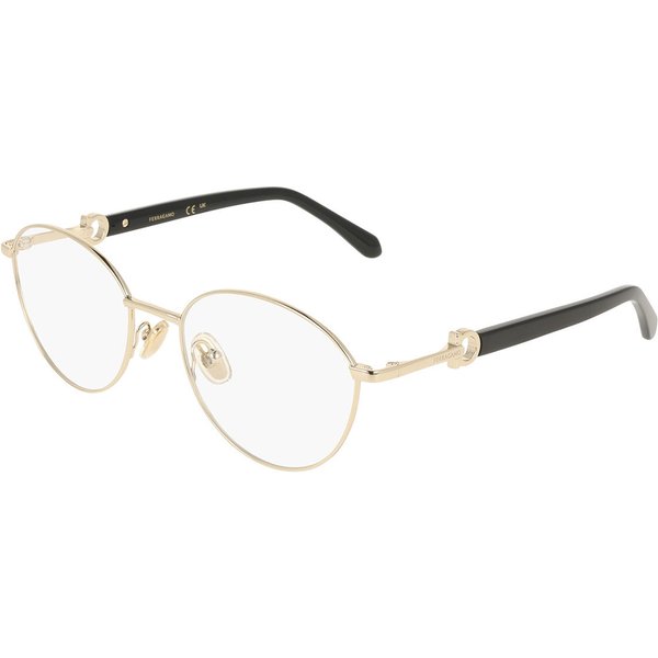 Salvatore Ferragamo SF2243 710 Women’s Eyeglasses Gold Size 54 - Blue Light Block Available