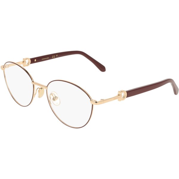 Salvatore Ferragamo SF2243 770 Women’s Eyeglasses Gold Size 54 - Blue Light Block Available