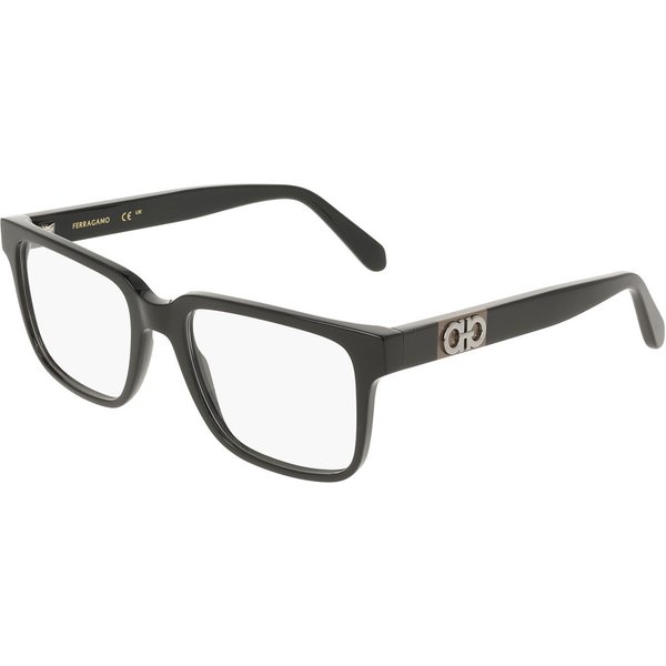 Salvatore Ferragamo SF3075 001 Men's Eyeglasses Black Size 54 - Blue Light Block Available