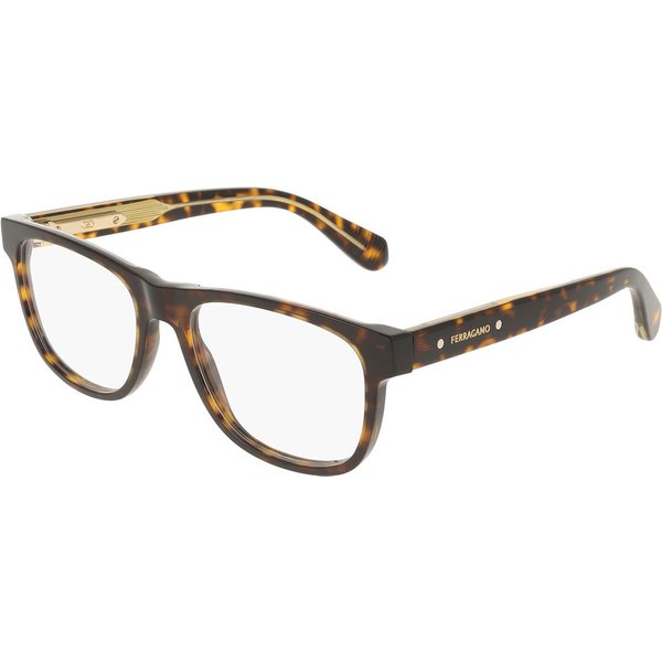 Salvatore Ferragamo SF3084 242 Men's Eyeglasses Tortoiseshell Size 56 - Blue Light Block Available