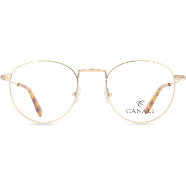Canali CO313 C02 Men's Eyeglasses Gold Size 50 - Blue Light Block Available