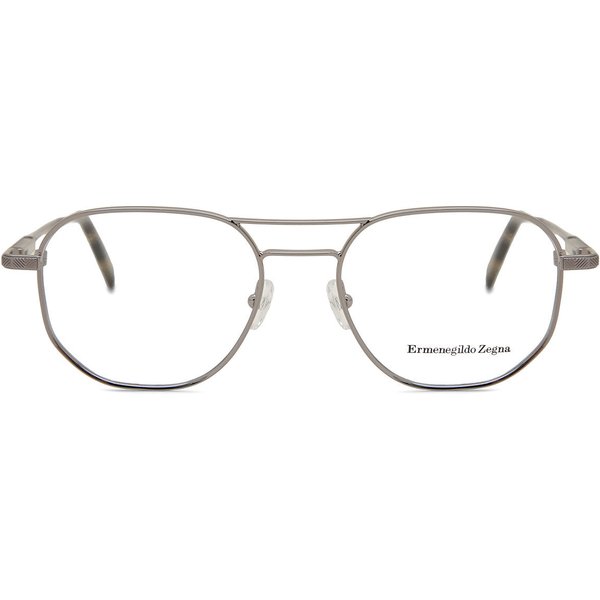 Zegna EZ5117 014 Men's Eyeglasses Grey Size 50 - Blue Light Block Available