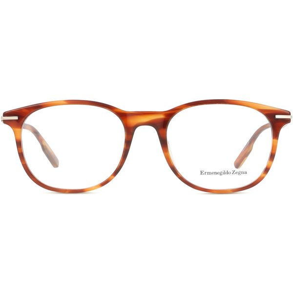 Zegna EZ5245 052 Men's Eyeglasses Tortoiseshell Size 53 - Blue Light Block Available