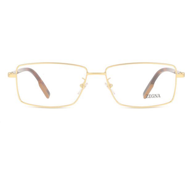 Zegna EZ5239-H 030 Men's Eyeglasses Gold Size 57 - Blue Light Block Available