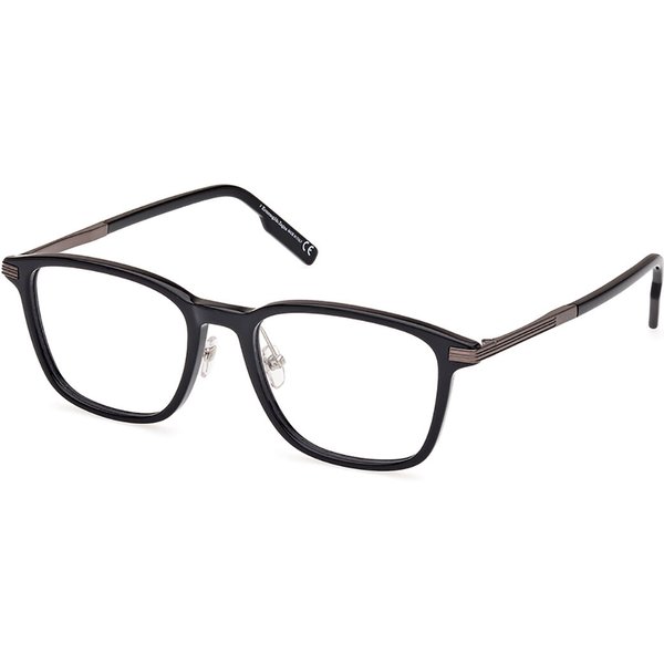 Zegna EZ5251-H 001 Men's Eyeglasses Black Size 53 - Blue Light Block Available