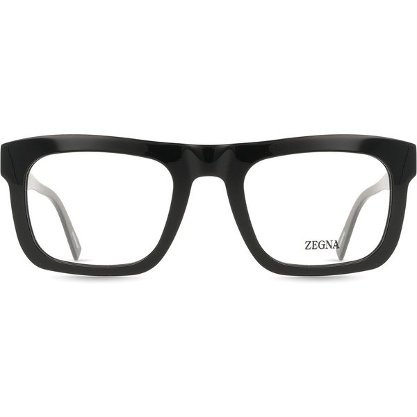 Zegna EZ5276 001 Men's Eyeglasses Black Size 52 - Blue Light Block Available
