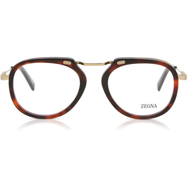 Zegna EZ5272 054 Men's Eyeglasses Tortoiseshell Size 50 - Blue Light Block Available