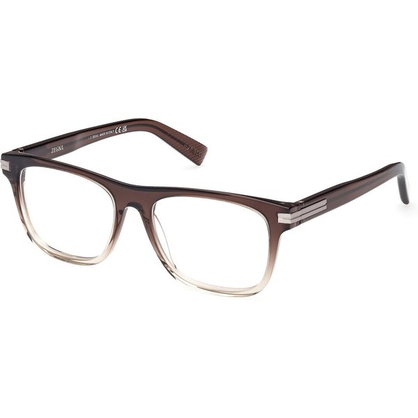 Zegna EZ5267 050 Men's Eyeglasses Brown Size 54 - Blue Light Block Available