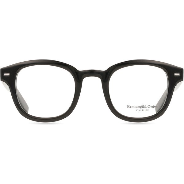 Zegna ZC5014 063 Men's Eyeglasses Black Size 47 - Blue Light Block Available