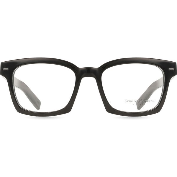 Zegna ZC5015 063 Men's Eyeglasses Black Size 51 - Blue Light Block Available
