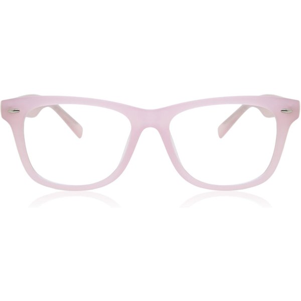 Square Full Rim Plastic Kids' Prescription Eyeglasses Online Pink Size 45 - Free Lenses - Blue Light Block Available - SmartBuy Collection