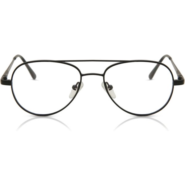 Pilot Full Rim Metal Kids' Prescription Eyeglasses Online Black Size 46 - Free Lenses - Blue Light Block Available - SmartBuy Collection