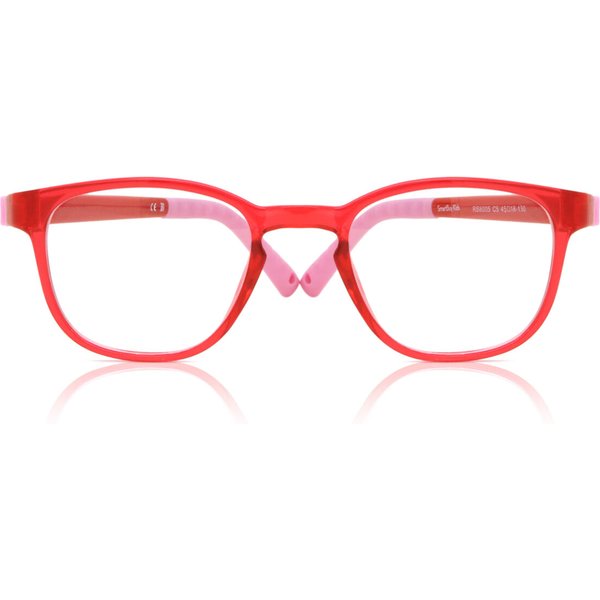 Square Full Rim TR90 Kids' Prescription Eyeglasses Online Pink Size 45 - Free Lenses - Blue Light Block Available - SmartBuy Collection