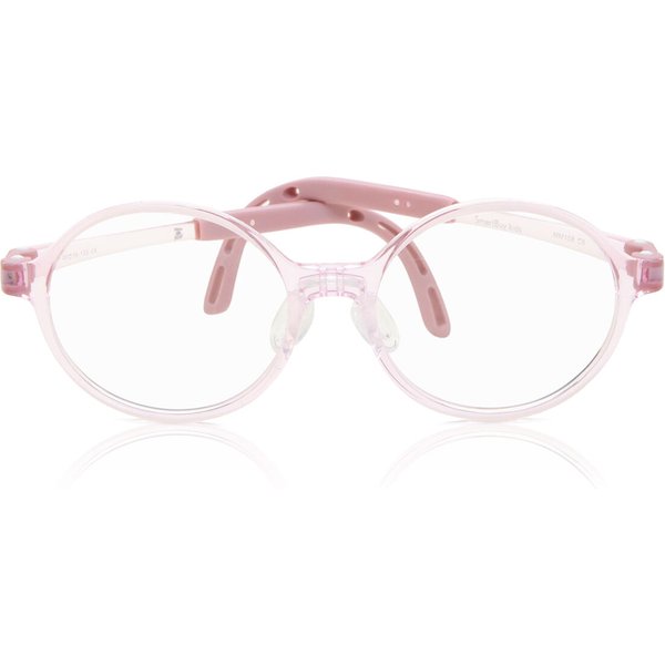 Round Full Rim TR90 Kids' Prescription Eyeglasses Online Pink Size 48 - Free Lenses - Blue Light Block Available - SmartBuy Collection