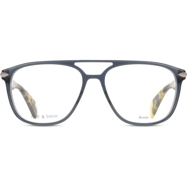 Rag & Bone RNB7012 PJP Men's Eyeglasses Blue Size 54 - Blue Light Block Available
