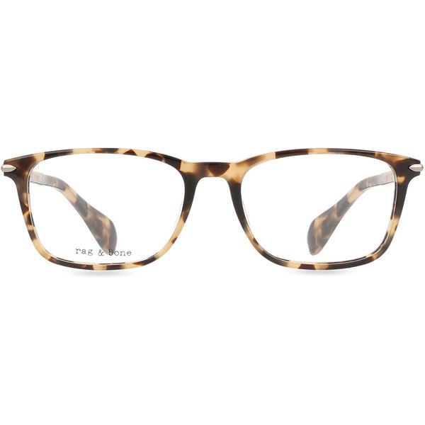 Rag & Bone RNB7016 EPZ Men's Eyeglasses Tortoiseshell Size 55 - Blue Light Block Available
